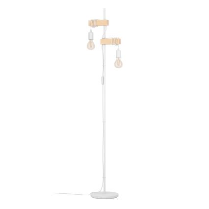 Eglo 44083 - TOWNSHEND floor lamp 2xE27/10W/230V white