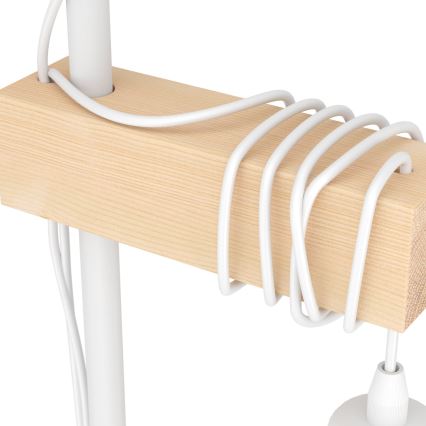 Eglo 44083 - TOWNSHEND floor lamp 2xE27/10W/230V white