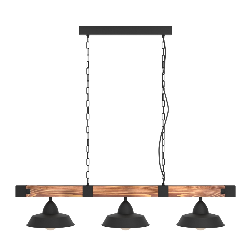 Eglo - Chain-hung chandelier, 3 x E27 sockets, 60 W each, 230 V
