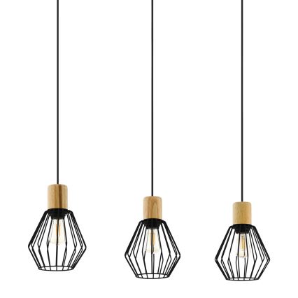 Eglo - Chandelier on a string 3xE27/60W/230V