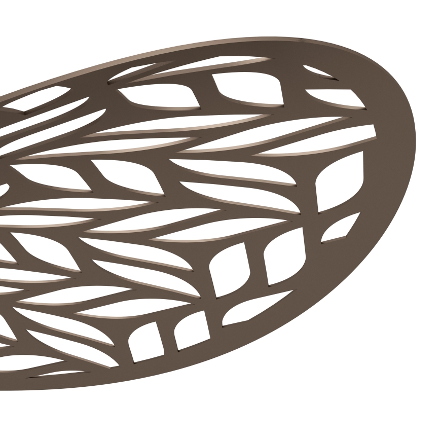 Eglo - Cable-hung pendant light 1xE27/60W/230V Ø 40 cm, bronze