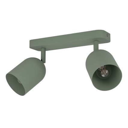Eglo - Spotlight 2xE14/40W/230V, Green