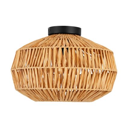 Eglo - Ceiling light 1x E27/40W/230V, Ø 38 cm, brown