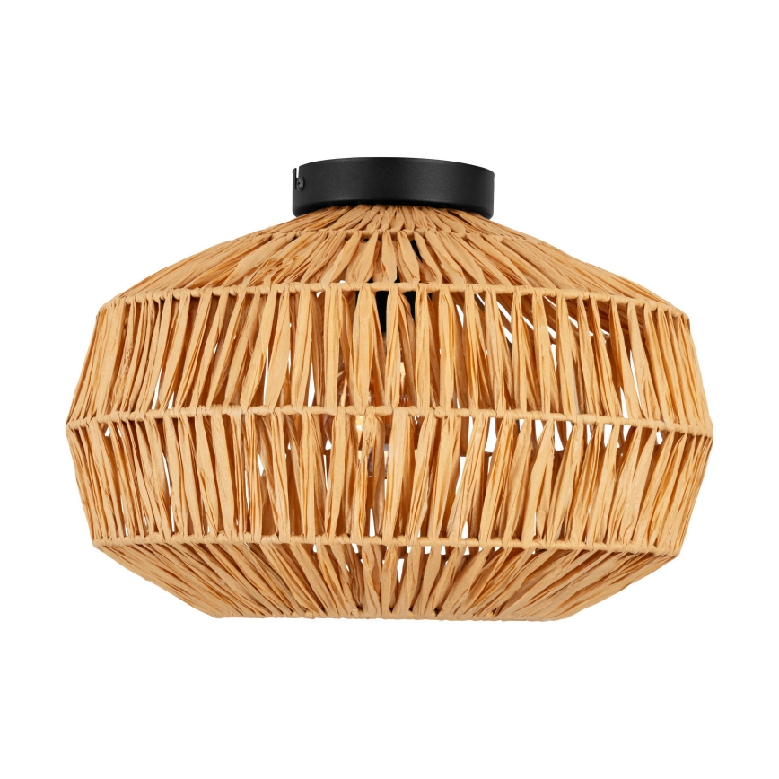 Eglo - Ceiling light 1x E27/40W/230V, Ø 38 cm, brown