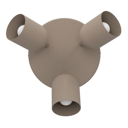 Eglo - 3-light spotlight 3xE14/40W/230V, Ø 25 cm, beige