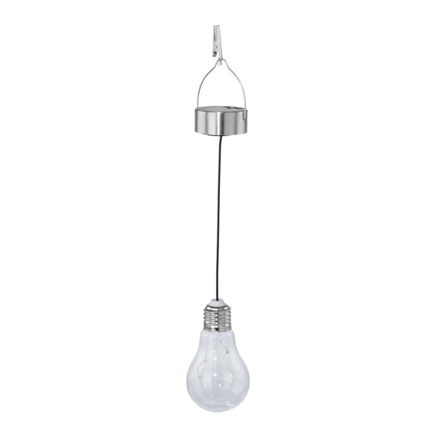 Eglo 48514 - LED Solar pendant light LED/0,06W/1,2V IP44 shiny chrome