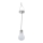 Eglo 48514 - LED Solar pendant light LED/0,06W/1,2V IP44 shiny chrome