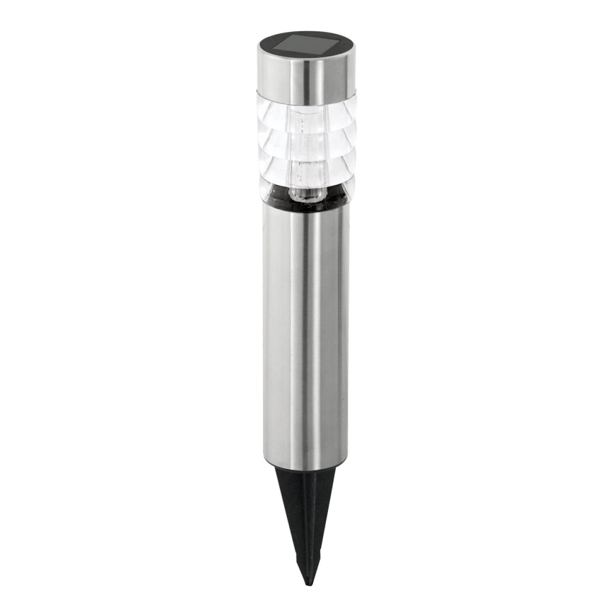 Eglo 48581 - Solar lamp LED/0,06W/1,2V 100 mAh IP44 matte chrome