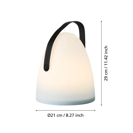Eglo 48841 - LED Outdoor table lamp COLLIRADOS LED/3xAA IP44