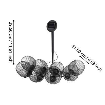 Eglo 48964 - LED Solar String Lights 8xLED/3m 600 mAh IP44