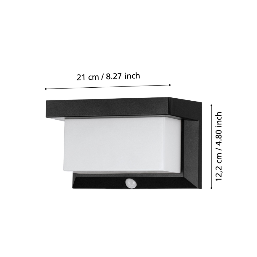 Eglo - LED Solar wall light with sensor LED/3,84W/3,7V IP44