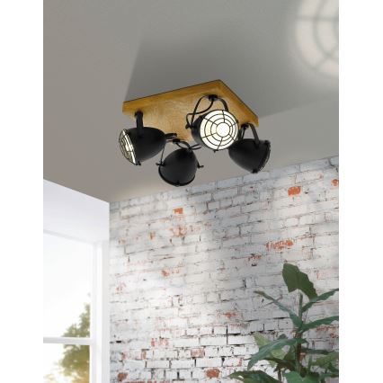 Eglo 49079 - GATEBECK Spotlight 4xE14/40W/230V