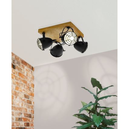 Eglo 49079 - GATEBECK Spotlight 4xE14/40W/230V