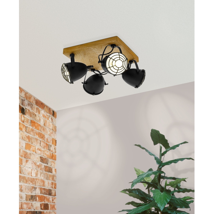 Eglo 49079 - GATEBECK Spotlight 4xE14/40W/230V