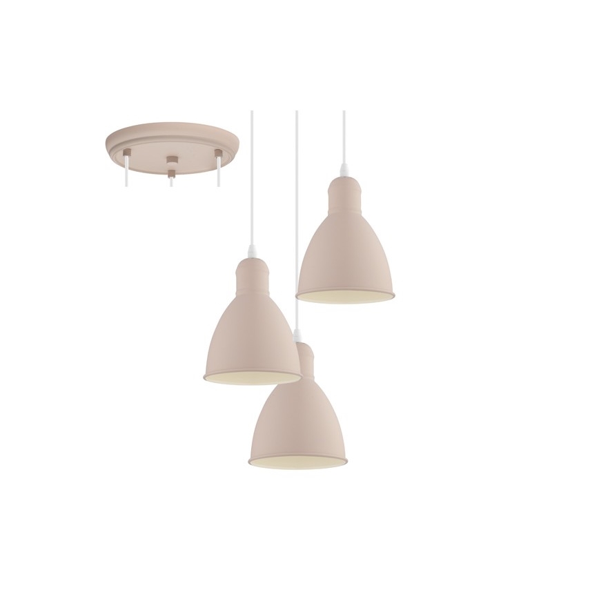EGLO 49084 - Chandelier on a string PRIDDY-P 3xE27/60W/230V