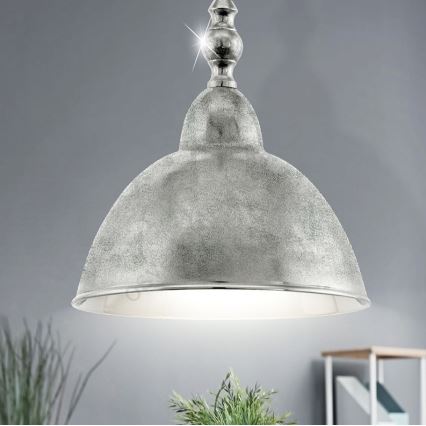 Eglo 49178 - Chandelier on a chain EASINGTON 1xE27/60W/230V d. 350 mm