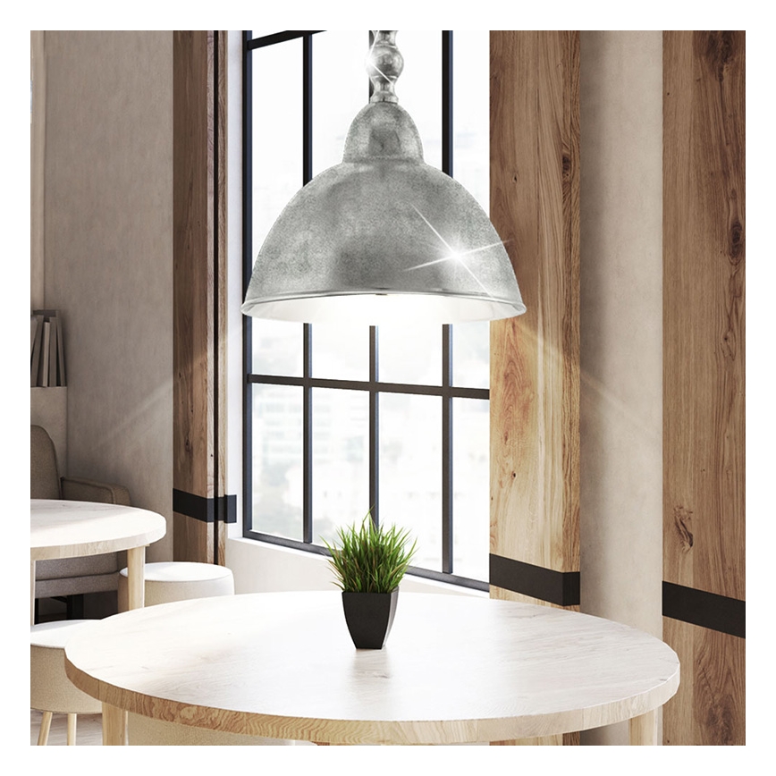 Eglo 49183 - Chandelier EASINGTON 1xE27/60W/230V