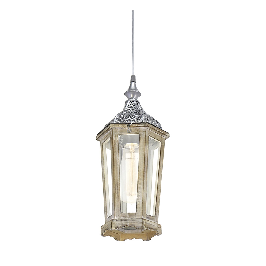 Eglo 49206 - Chandelier KINGHORN 1xE27/42W/230V