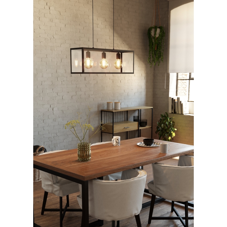 Eglo - Chandelier 3xE27/60W/230V
