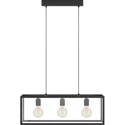 Eglo - Chandelier 3xE27/60W/230V