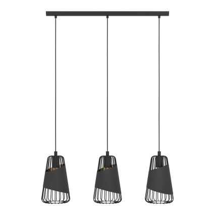 Eglo - Chandelier on a string 3xE27/60W/230V