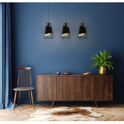 Eglo - Chandelier on a string 3xE27/60W/230V