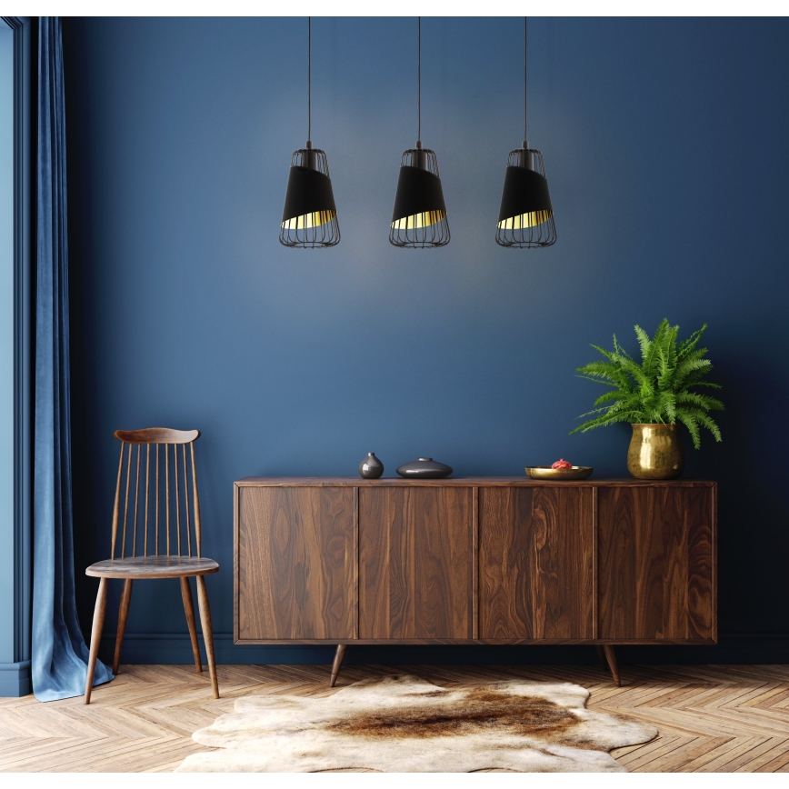 Eglo - Chandelier on a string 3xE27/60W/230V