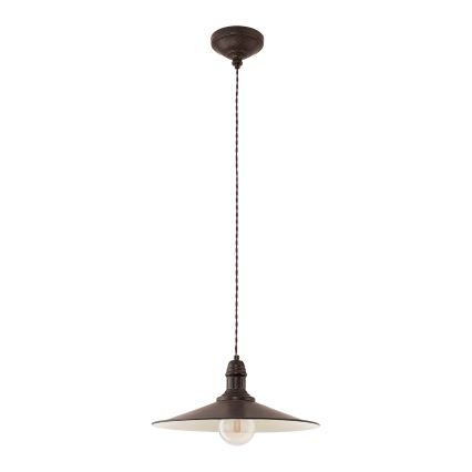 Eglo 49456 - STOCKBURY cable-hung pendant light 1xE27/60W/230V Ø 36 cm