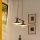 Eglo 49457 - Cable-suspended pendant light STOCKBURY 2xE27/60W/230V