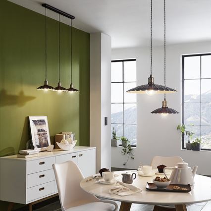 Eglo 49462 - Chandelier HEMINGTON 1xE27/60W/230V