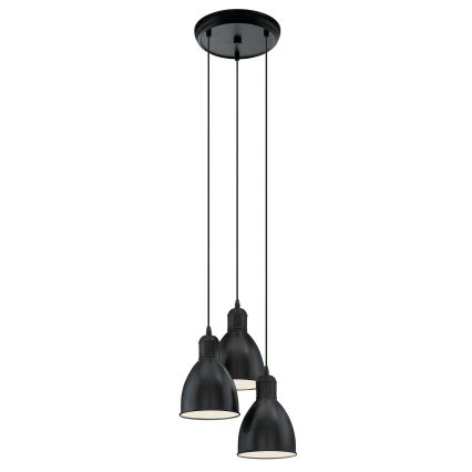 Eglo 49465 - PRIDDY Chandelier 3xE27/60W/230V
