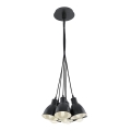 Eglo 49467 - PRIDDY Cable-Suspended Chandelier 7xE27/60W/230V