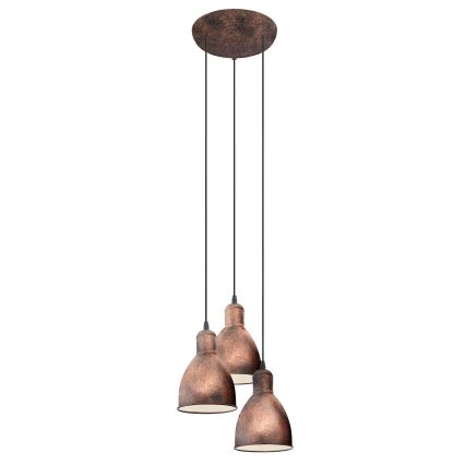 Eglo - Chandelier 3xE27/60W/230V