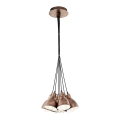 Eglo 49494 - PRIDDY 1 Chandelier 7xE27/60W/230V