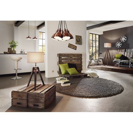 Eglo 49494 - PRIDDY 1 Chandelier 7xE27/60W/230V