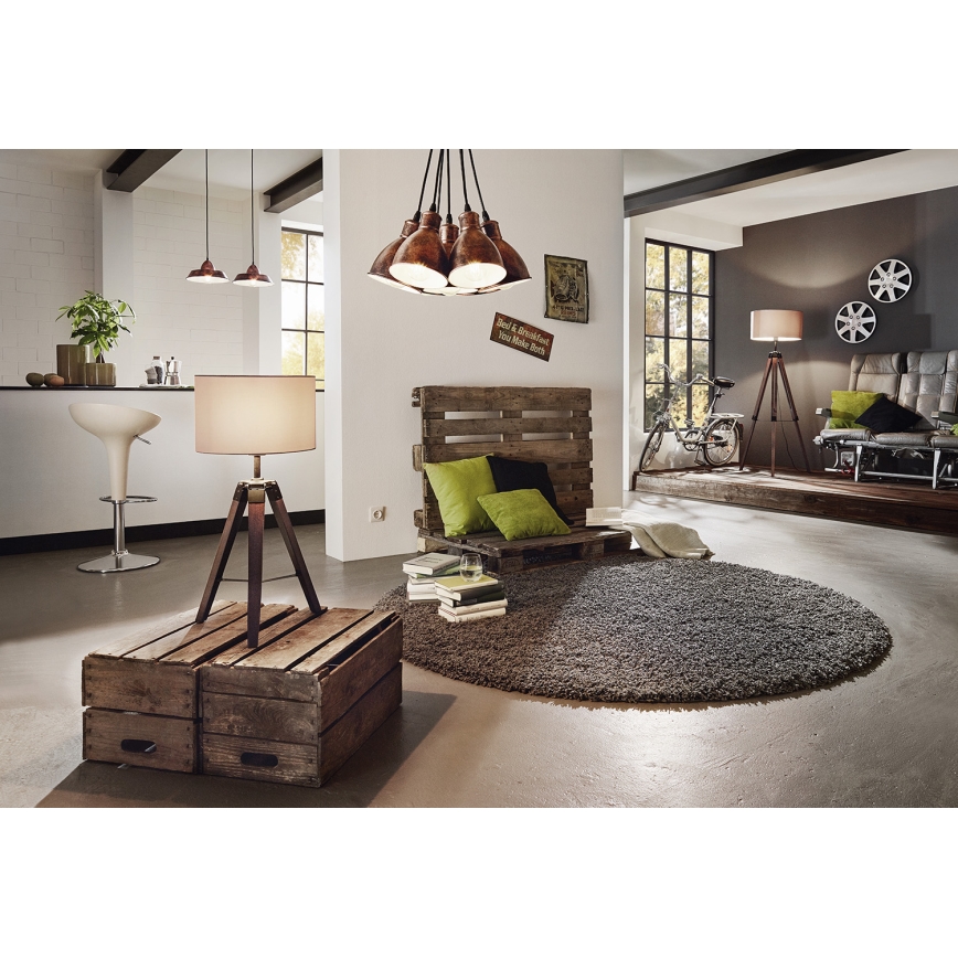 Eglo 49494 - PRIDDY 1 Chandelier 7xE27/60W/230V