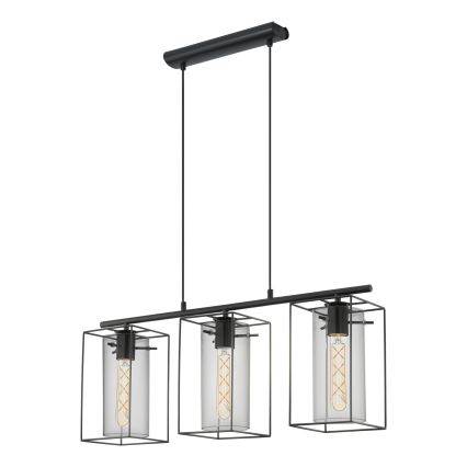 Eglo - Chandelier 3xE27/60W/230V