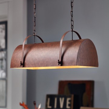 Eglo 49687 - Chandelier on a chain DEERHURST 2xE27/60W/230V