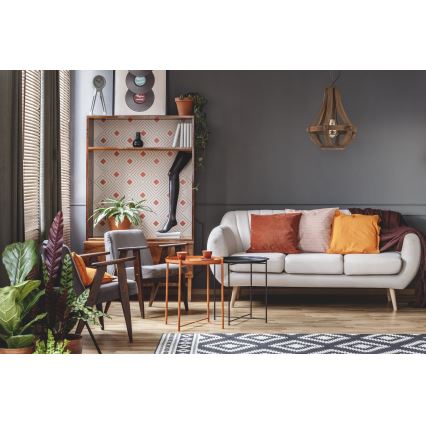 Eglo 49724 - KINROSS Chain-Suspended Chandelier 1xE27/60W