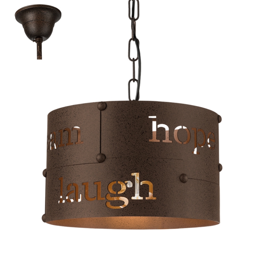 Eglo 49734 - Chandelier on a chain COLDINGHAM 1xE27/60W