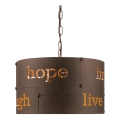Eglo 49743 - Chandelier on a chain COLDINGHAM 3xE27/60W