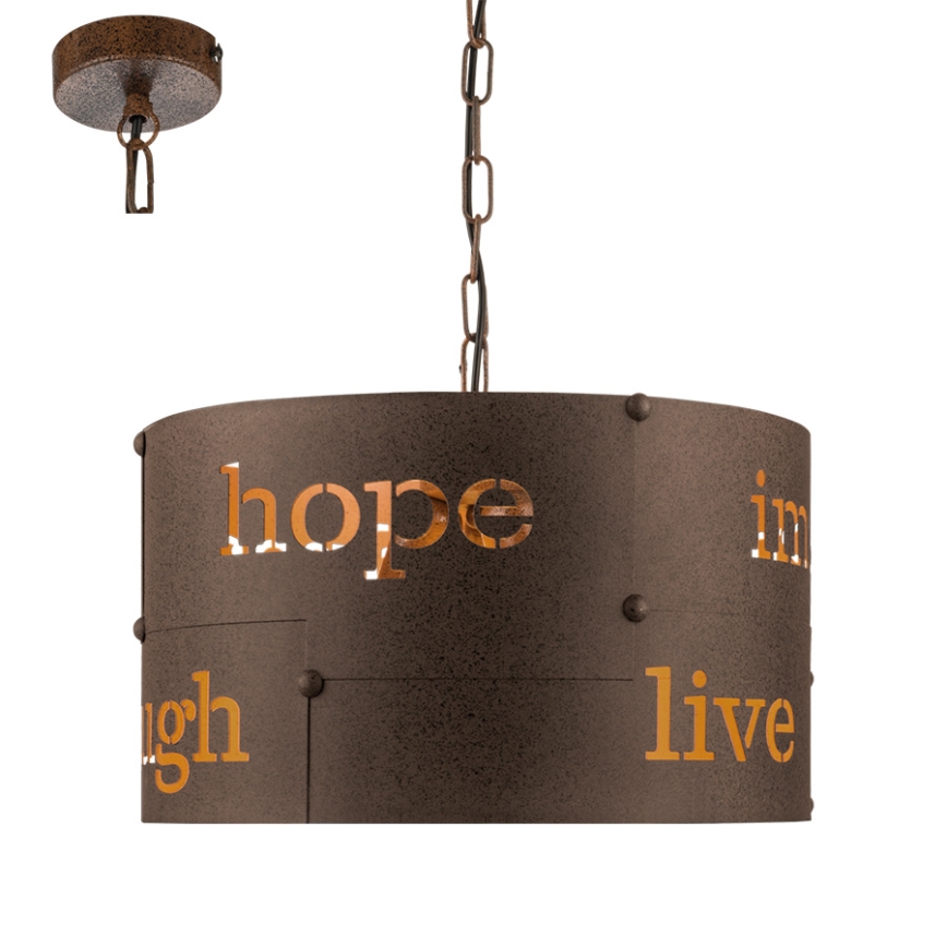 Eglo 49743 - Chandelier on a chain COLDINGHAM 3xE27/60W