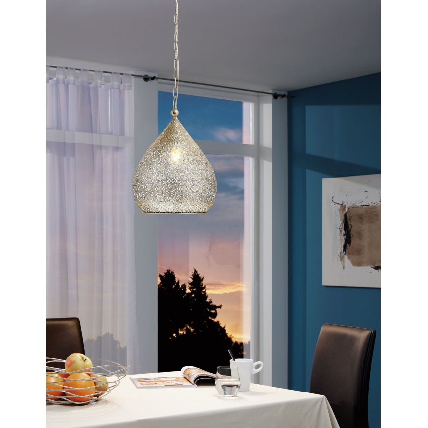 Eglo 49768 - MELILLA Pendant Light 1xE27/60W