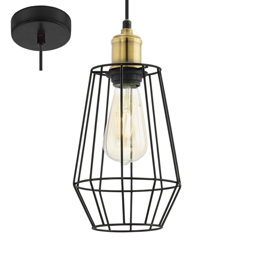 Eglo 49791 - Pendant light DENHAM 1xE27/60W