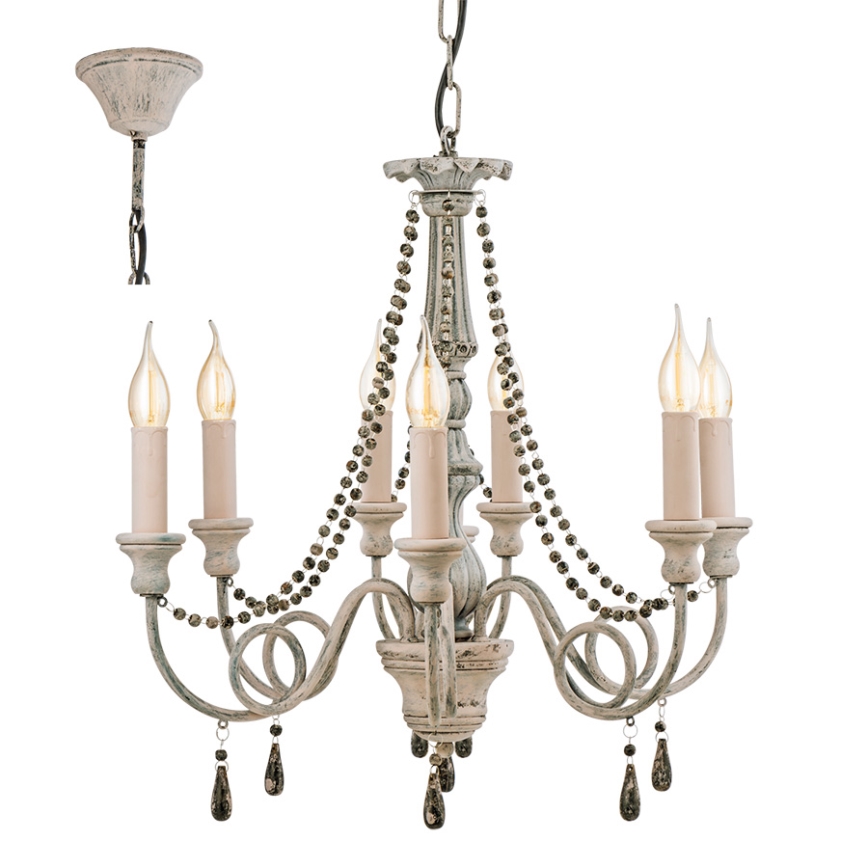 Eglo 49822 - Chandelier on a chain COLCHESTER 8xE14/40W