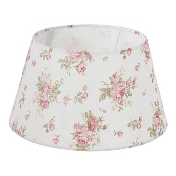 Eglo 49977 - Textile lampshade VINTAGE E14/E27 roses d. 25 cm