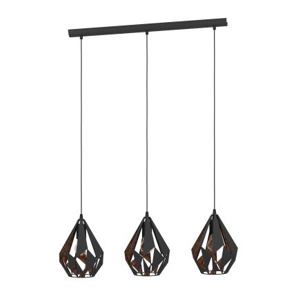 Eglo - Pendant light 3xE27/60W/230V