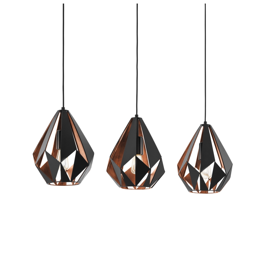 Eglo - Pendant light 3xE27/60W/230V