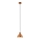 Eglo 54513 - LED pendant light on cable 1xE27/6W/230V copper