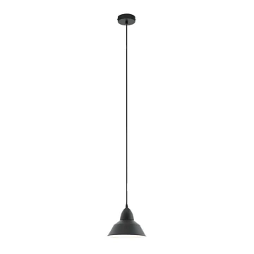 Eglo 54514 - LED pendant on cable 1xE27/6W/230V black